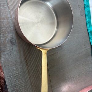 Paul Revers copper  pot  with Gold Handle